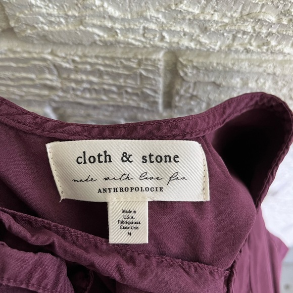 Anthropologie Cloth and Stone Purple Dress - Picture 6 of 7